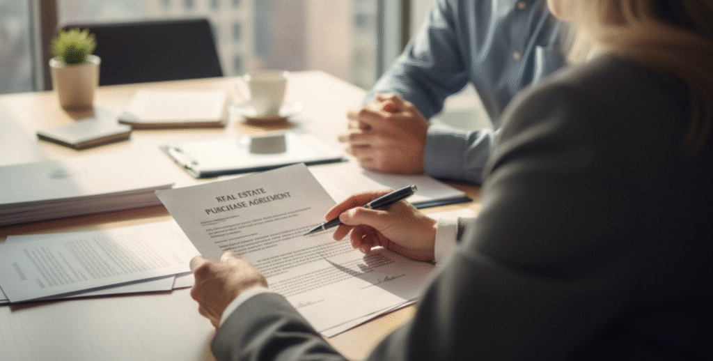 Legal process of selling a home contract signing