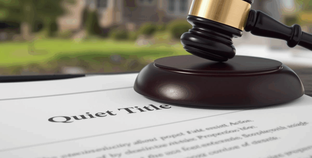 quiet title action legal process to fix real estate ownership issues