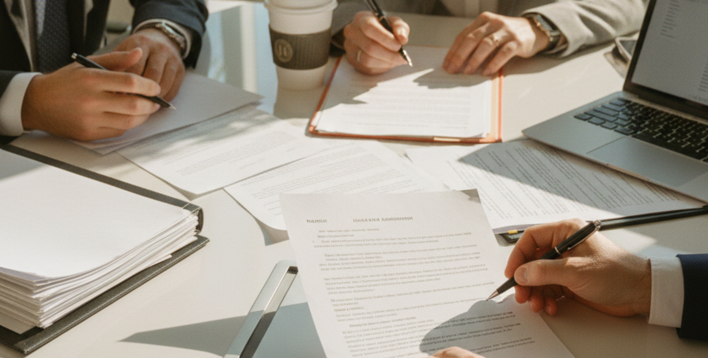 Chicago property refinancing lawyer reviewing loan documents with a homeowner